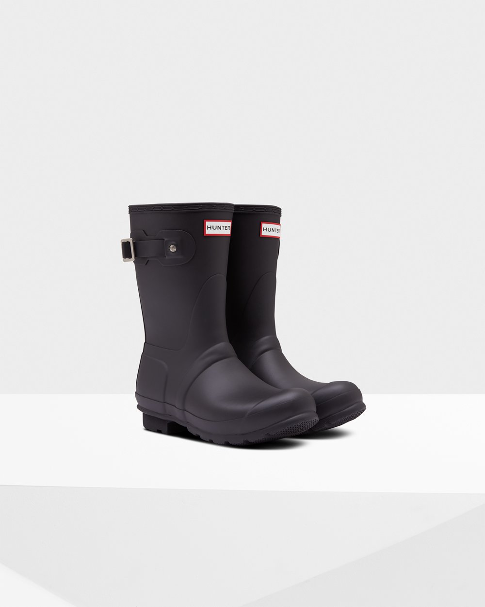 Hunter Kısa Yağmur Çizmesi Bayan Siyah - Original Insulated - Türkiye TH5492136